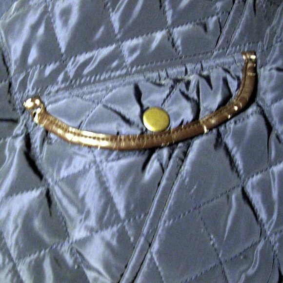 Quilted Jacket Women's Jason Maxwell Medium Sportswear Blue - Picture 7 of 13